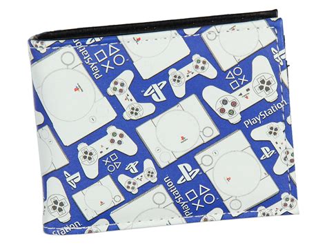 PlayStation PS1 Controller and Console Pattern Bifold Wallet - Walmart.com