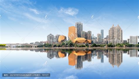 广西柳州现代城市天际线,都市风光,建筑摄影,摄影素材,汇图网www.huitu.com