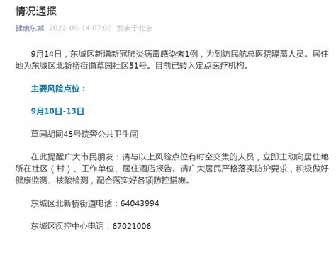 刚刚，北京东城区发布最新通报！_草园社区_居住地_点位