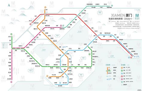 厦门地铁 - 地铁线路图