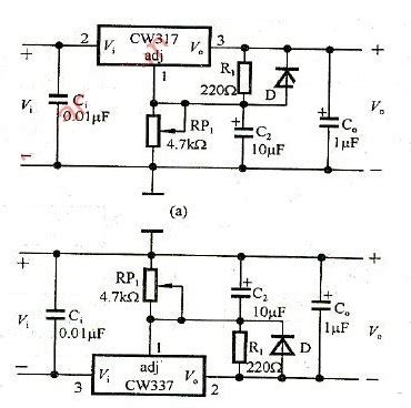 LM317与LM337组成的正负5V稳压电路_电源_电子爱好者