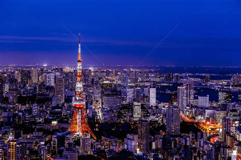 美丽的东京夜景高清图片下载-正版图片502652749-摄图网