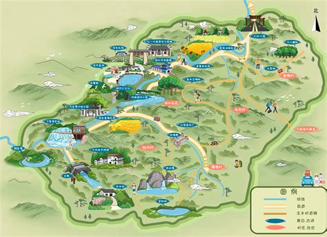旅游景点地图图片