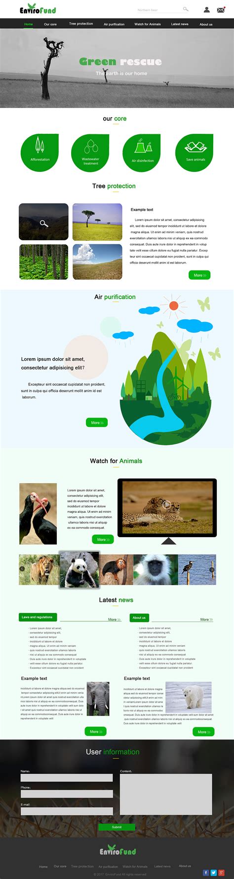 创意生态园林设计免费网站模板_绿色的生态园林景观设计网站模板-凡科建站