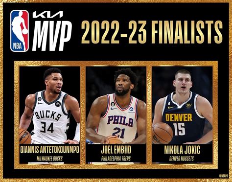 NBA官宣！年度七大奖项候选名单出炉：约基奇恩比德字母争MVP