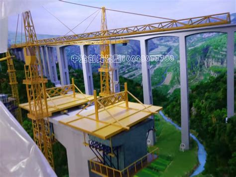 高架施工场景沙盘模型 - 路桥沙盘模型 - 建筑模型定制|楼盘模型|四川中达创美模型设计服务有限公司