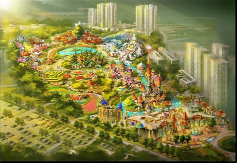 西安乐华欢乐世界 主题公园设计方案 |空间|景观设计|yanggtaoo523 - 原创作品 - 站酷 (ZCOOL)