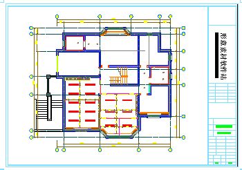 池州两层豪华别墅室内设计施工图（含效果图）-室内装修户型图-筑龙室内设计论坛
