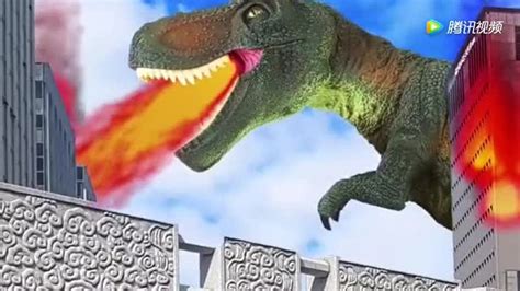 暴虐棘龙 VS 德拉科巨龙、特暴龙、霸王龙 ~ 侏罗纪世界进化_高清1080P在线观看平台_腾讯视频