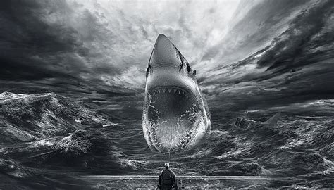 十大恐怖片鲨鱼(10部高分鲨鱼电影，场面很吓人)-风水人
