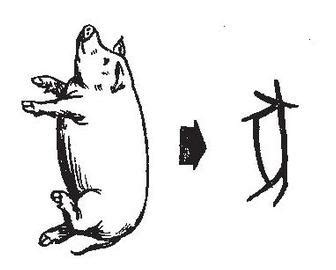 猪的艺术字 猪头像图片 猪的笔顺 猪字组词_艺术字网