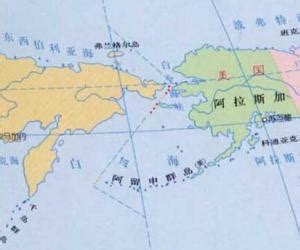 阿留申群岛地图图片