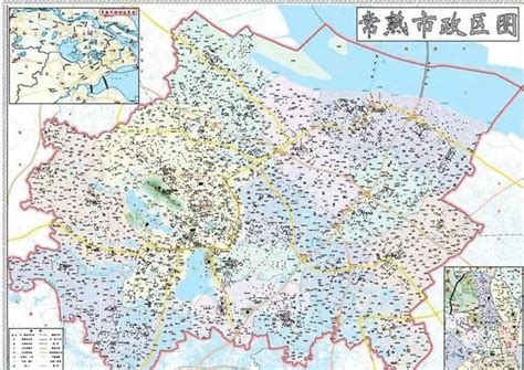 江苏常熟地图图片