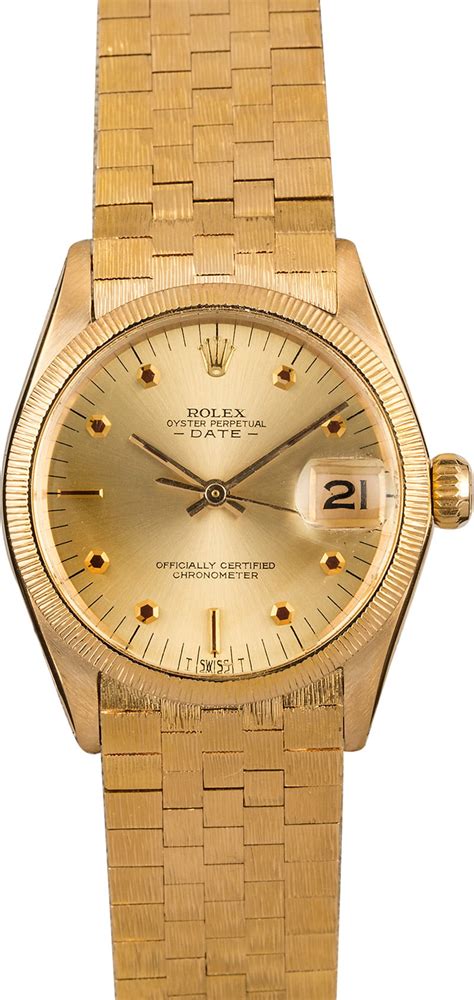 Rolex Datejust Lady 18K Yellow Gold Stella Dial 6629 (SOLD) - The ...