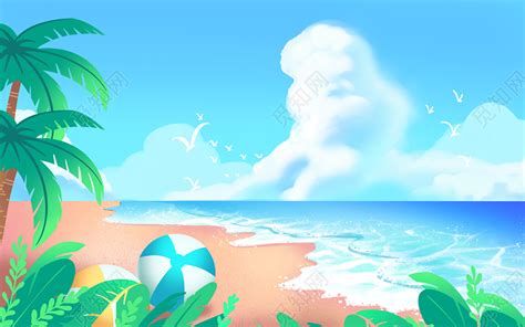 夏天图画图片