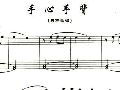 手心手背 刘和刚 刘和刚 钢琴谱,歌谱 五线谱