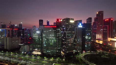 【御3拍摄】深圳南山区高新园日落晚霞夜景_3840X2160_高清视频素材下载(编号:8917933)_酒吧VJ_光厂(VJ师网) www ...