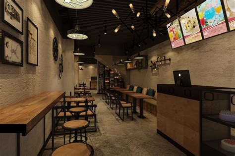 新都区咖啡厅店铺设计/高新咖啡厅店铺设计公司 咖啡奶茶店装修公司_设计之心129-站酷ZCOOL