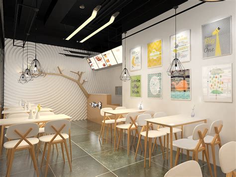 东莞蛋小院轻餐饮店面|空间|室内设计|上由空间设计 - 原创作品 - 站酷 (ZCOOL)