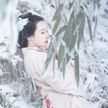 古风看雪头像图片女生