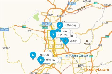 山西省太原市旅游地图高清版_山西地图_初高中地理网