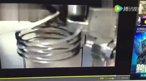 银丰压簧机生产波形弹簧_腾讯视频