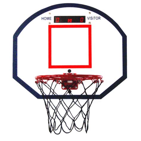 可可居 可折叠篮球框SUS-08 悬挂式比赛篮球架 电子自动计分 ...