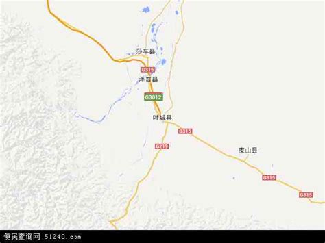 叶城县地图 - 叶城县卫星地图 - 叶城县高清航拍地图