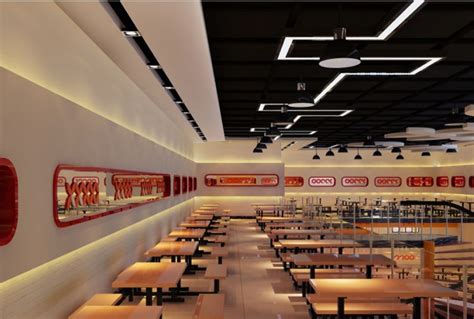 知名美食广场设计公司的最新美食广场设计效果图_天霸设计-站酷ZCOOL