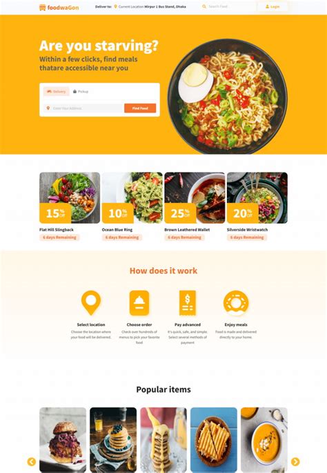 html5宽屏大气响应式美食餐厅餐饮公司网站模板 - 素材火