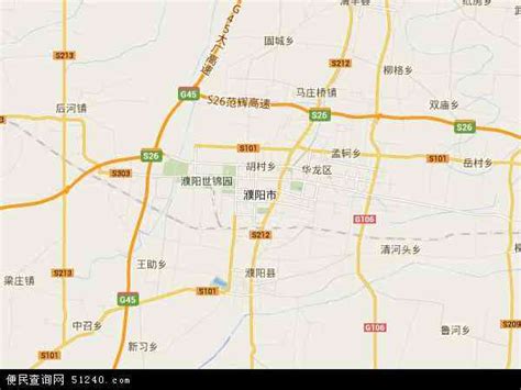 濮阳市地图 - 濮阳市卫星地图 - 濮阳市高清航拍地图 - 便民查询网地图