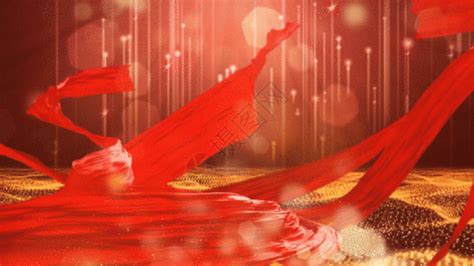 中国风红色舞台背景年会新年2019猪年年度盛典海报背景免费下载 - 觅知网