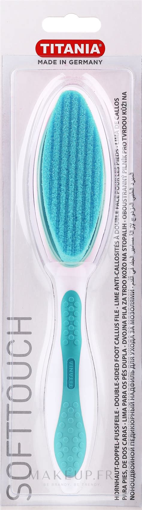 Titania - Râpe à pieds double face, turquoise | Makeup.fr