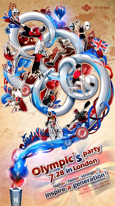 【系列海报】。。。关于伦敦奥运会的。。。。。|平面|宣传品|丫头520 - 原创作品 - 站酷 (ZCOOL)