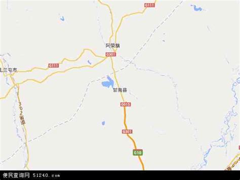 甘南县地图 - 甘南县卫星地图 - 甘南县高清航拍地图