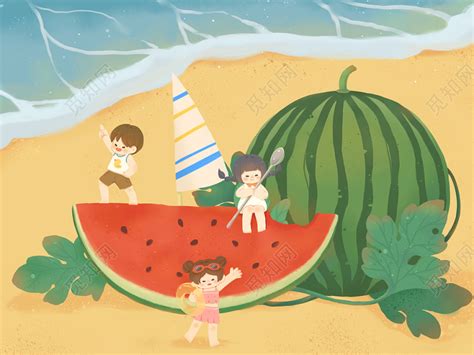 夏天图画图片