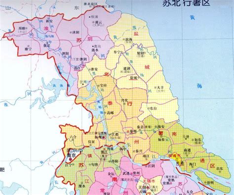 江苏行政地图图片