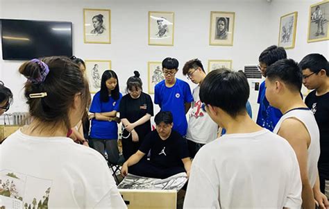 2022年6月18日，临朐县综合实践学校莅临华艺雕塑参加实践培训_山东华艺雕塑艺术股份有限公司