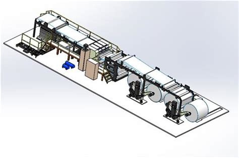 造纸生产流水线设备设计模型3D模型下载_三维模型_SolidWorks模型 - 制造云 | 产品模型