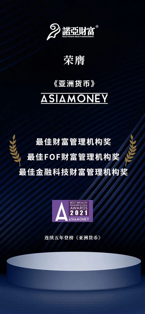 斩获2021年《亚洲货币》三大奖项，诺亚财富连续五年荣登年度榜单 -- 飞象网