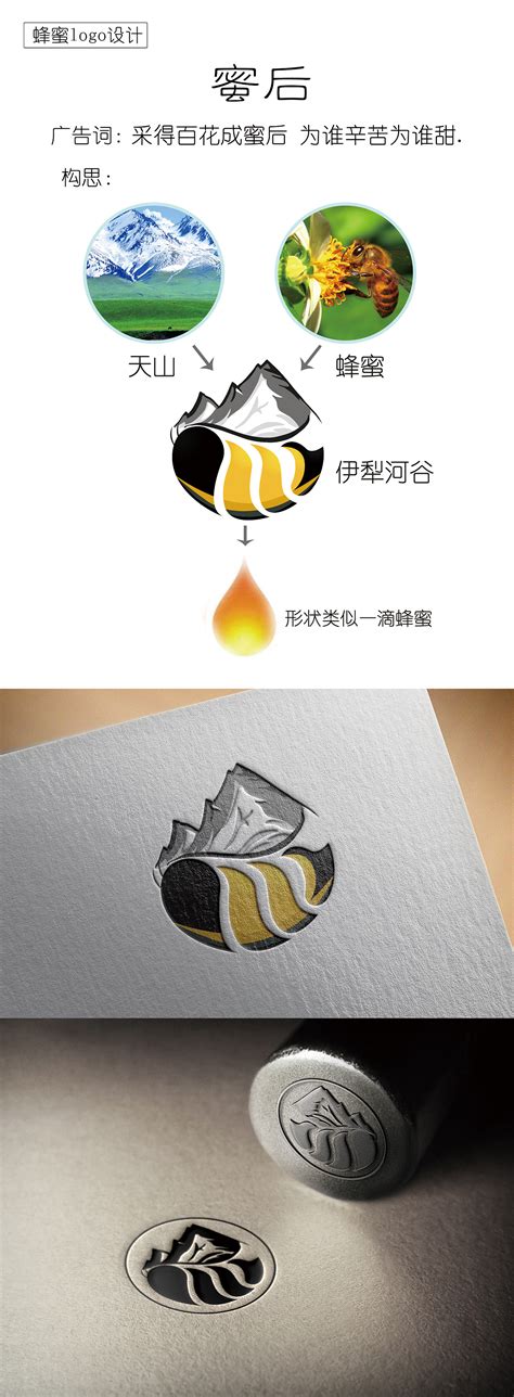 蜂蜜品牌logo|平面|标志|460520456 - 原创作品 - 站酷 (ZCOOL)