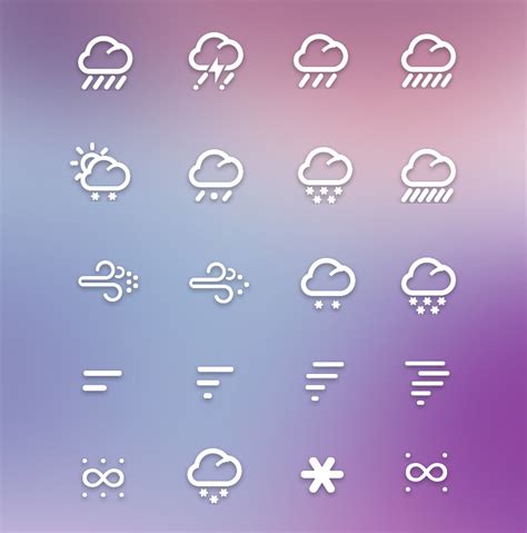 天气气象标志矢量图素材免费下载 - 觅知网