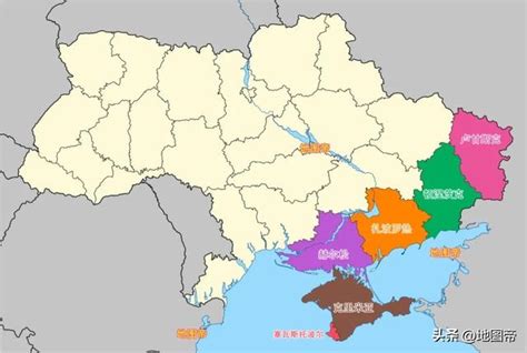 乌克兰周边国家地图有哪些(克里米亚地图)_誉云网络