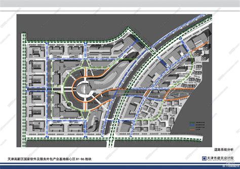 天津高新区国家软件及服务外包产业基地建筑下载【ID:1103838210】_【知末方案文本库】