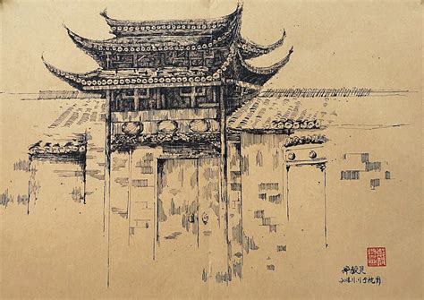 中国古建筑特点与原画素材-画师巴士