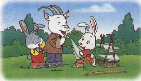人教版一年级下册语文：《小白兔和小灰兔》_小学课文_奥数网