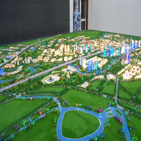 城市规划沙盘模型制作案例-卓璟模型