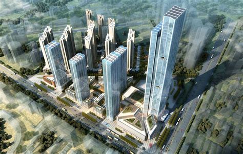 【武汉】超高层58层现代商业综合体规划设计方案文本_办公综合体_土木在线