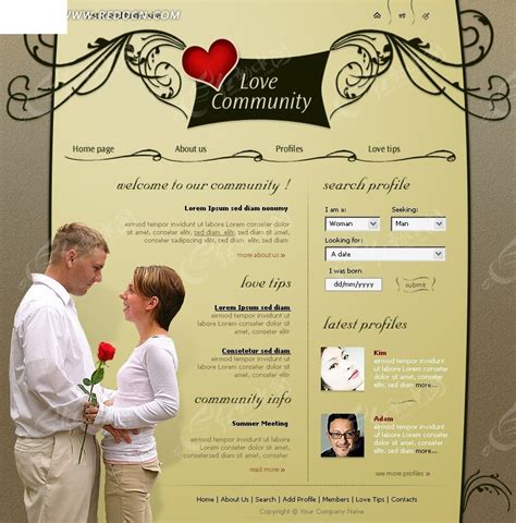 婚恋交友网站模板整站下载_电脑网站模板_网站模板_js代码