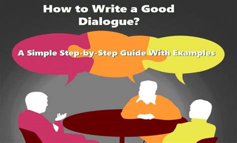How to Write a Good Dialogue With Tips and Examples – Wr1ter (2023)